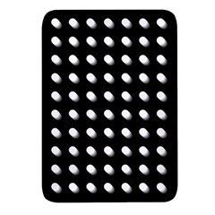 Background Dots Circles Graphic Rectangular Glass Fridge Magnet (4 Pack)