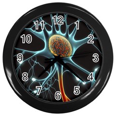 Organism Neon Science Wall Clock (black) by Ndabl3x