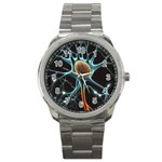 Organism Neon Science Sport Metal Watch Front