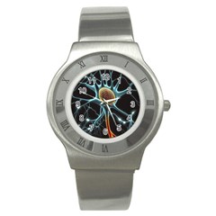 Organism Neon Science Stainless Steel Watch by Ndabl3x