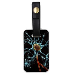 Organism Neon Science Luggage Tag (one Side) by Ndabl3x