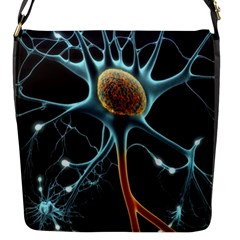 Organism Neon Science Flap Closure Messenger Bag (s) by Ndabl3x