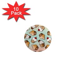 Cupcakes Cake Pie Pattern 1  Mini Magnet (10 Pack)  by Ndabl3x