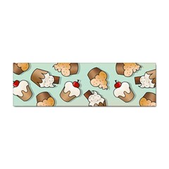 Cupcakes Cake Pie Pattern Sticker (bumper) by Ndabl3x