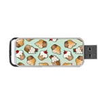 Cupcakes Cake Pie Pattern Portable USB Flash (Two Sides) Front