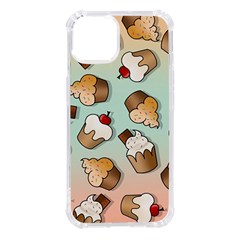 Cupcakes Cake Pie Pattern Iphone 14 Tpu Uv Print Case by Ndabl3x