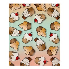 Cupcakes Cake Pie Pattern Shower Curtain 60  X 72  (medium)  by Ndabl3x