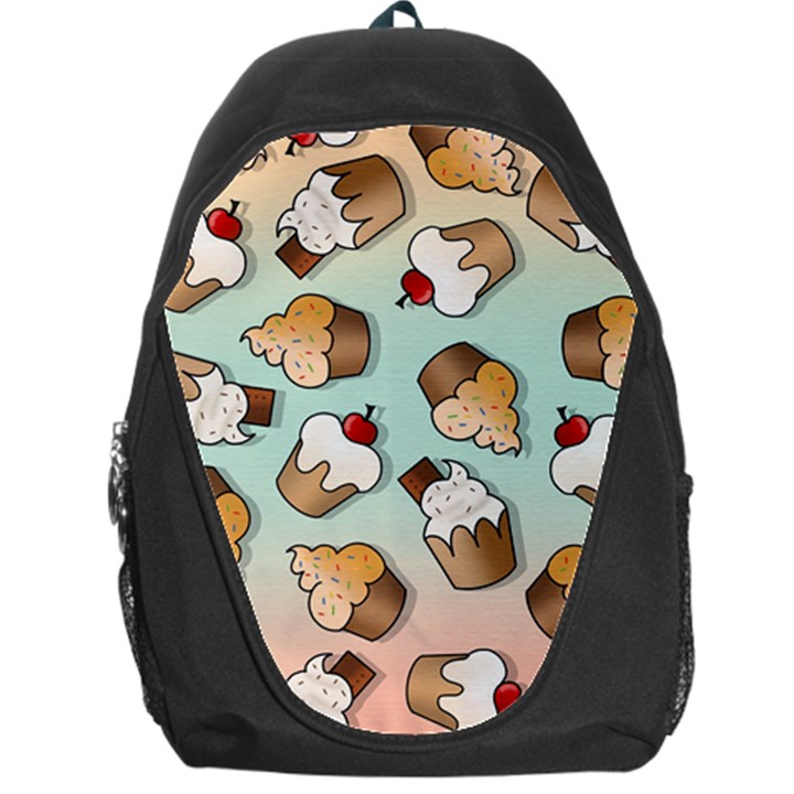 Cupcakes Cake Pie Pattern Backpack Bag