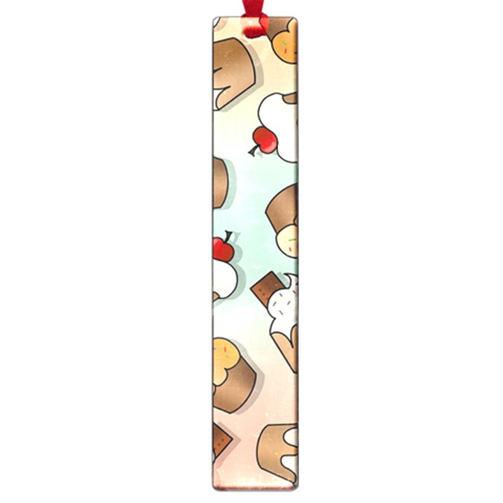 Cupcakes Cake Pie Pattern Large Book Marks