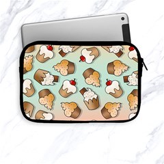 Cupcakes Cake Pie Pattern Apple Ipad Mini Zipper Cases by Ndabl3x