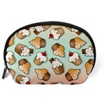 Cupcakes Cake Pie Pattern Accessory Pouch (Large) Back