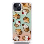 Cupcakes Cake Pie Pattern iPhone 14 TPU UV Print Case Front