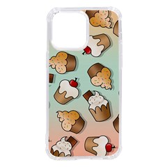 Cupcakes Cake Pie Pattern Iphone 14 Pro Max Tpu Uv Print Case by Ndabl3x