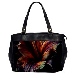 Flower Orange Lilly Oversize Office Handbag