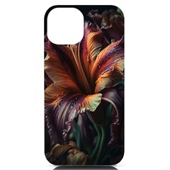 Flower Orange Lilly Iphone 14 Black Uv Print Case