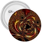 Geometric Art Fractal Abstract Art 3  Buttons Front