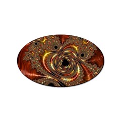 Geometric Art Fractal Abstract Art Sticker Oval (10 Pack) by Ndabl3x