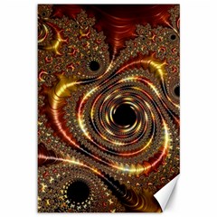 Geometric Art Fractal Abstract Art Canvas 12  X 18  by Ndabl3x