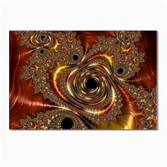 Geometric Art Fractal Abstract Art Postcard 4 x 6  (pkg Of 10) by Ndabl3x