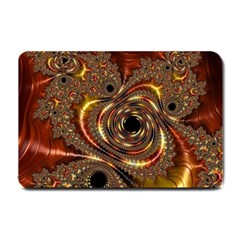 Geometric Art Fractal Abstract Art Small Doormat by Ndabl3x