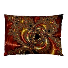 Geometric Art Fractal Abstract Art Pillow Case (two Sides) by Ndabl3x