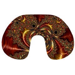 Geometric Art Fractal Abstract Art Travel Neck Pillow