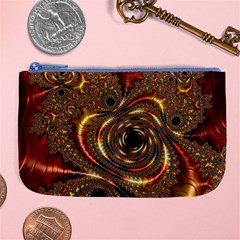 Geometric Art Fractal Abstract Art Large Coin Purse by Ndabl3x