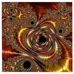 Geometric Art Fractal Abstract Art Wooden Puzzle Square by Ndabl3x