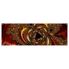 Geometric Art Fractal Abstract Art Banner And Sign 12  X 4  by Ndabl3x