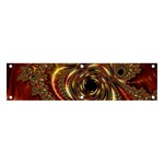 Geometric Art Fractal Abstract Art Banner and Sign 4  x 1  Front