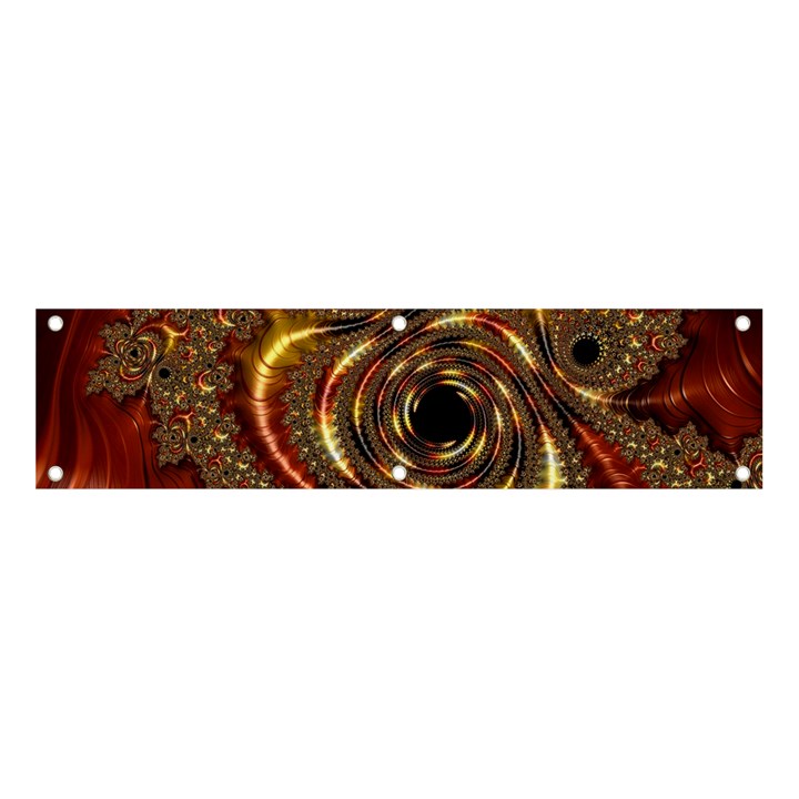 Geometric Art Fractal Abstract Art Banner and Sign 4  x 1 