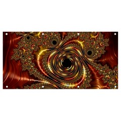 Geometric Art Fractal Abstract Art Banner And Sign 8  X 4  by Ndabl3x