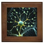 Neuron Network Framed Tile Front