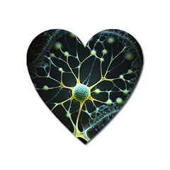 Neuron Network Heart Magnet by Ndabl3x