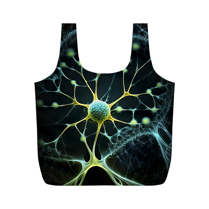 Neuron Network Full Print Recycle Bag (M)