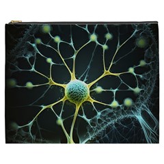 Neuron Network Cosmetic Bag (xxxl) by Ndabl3x