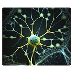 Neuron Network Two Sides Premium Plush Fleece Blanket (Small) 50 x40  Blanket Front