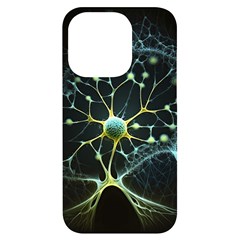 Neuron Network Iphone 14 Pro Black Uv Print Case by Ndabl3x