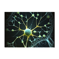 Neuron Network Crystal Sticker (a4)