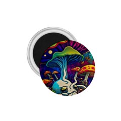 Mushrooms Fungi Psychedelic 1 75  Magnets by Ndabl3x