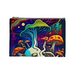 Mushrooms Fungi Psychedelic Cosmetic Bag (large)