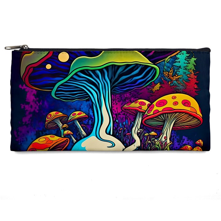 Mushrooms Fungi Psychedelic Pencil Case