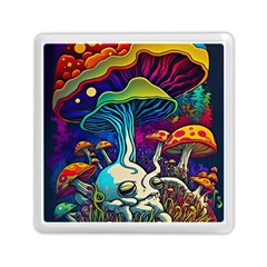 Mushrooms Fungi Psychedelic Memory Card Reader (square) by Ndabl3x