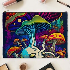 Mushrooms Fungi Psychedelic Cosmetic Bag (xxxl) by Ndabl3x