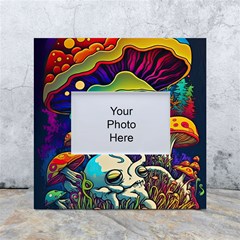 Mushrooms Fungi Psychedelic White Box Photo Frame 4  X 6 