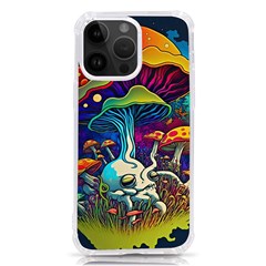 Mushrooms Fungi Psychedelic Iphone 14 Pro Max Tpu Uv Print Case