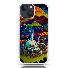 Mushrooms Fungi Psychedelic Iphone 13 Mini Tpu Uv Print Case