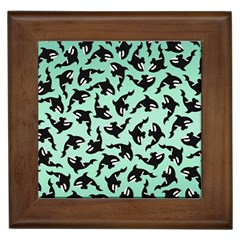 Orca Killer Whale Fish Framed Tile by Ndabl3x