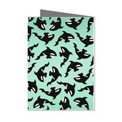 Orca Killer Whale Fish Mini Greeting Cards (pkg Of 8) by Ndabl3x