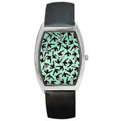 Orca Killer Whale Fish Barrel Style Metal Watch by Ndabl3x